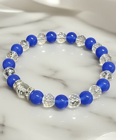 2026年開運ブレスレット 午（うま）年/勢至菩薩（サク）の梵字水晶