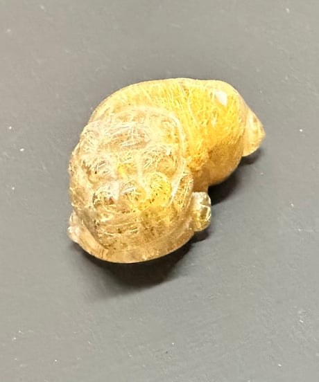 ゴールドルチル貔貅（ひきゅう）　置物