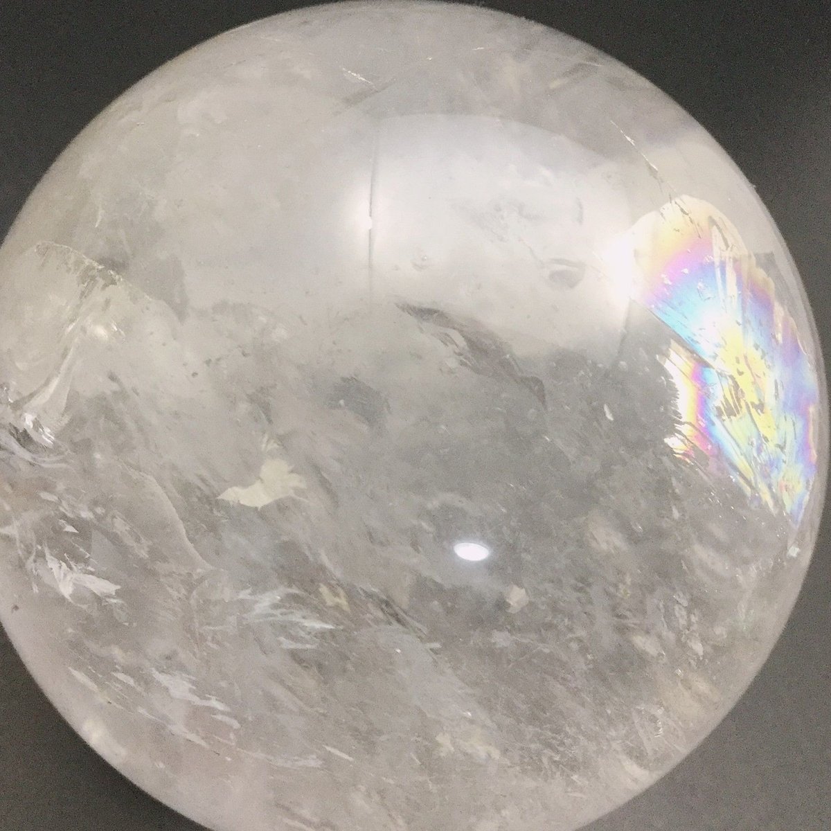 天然水晶（アイリスクォーツ） 丸玉 67㎜ | うさぎ屋