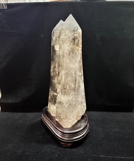ライトニングクリスタル（雷水晶）ダブルポイント　六角柱
