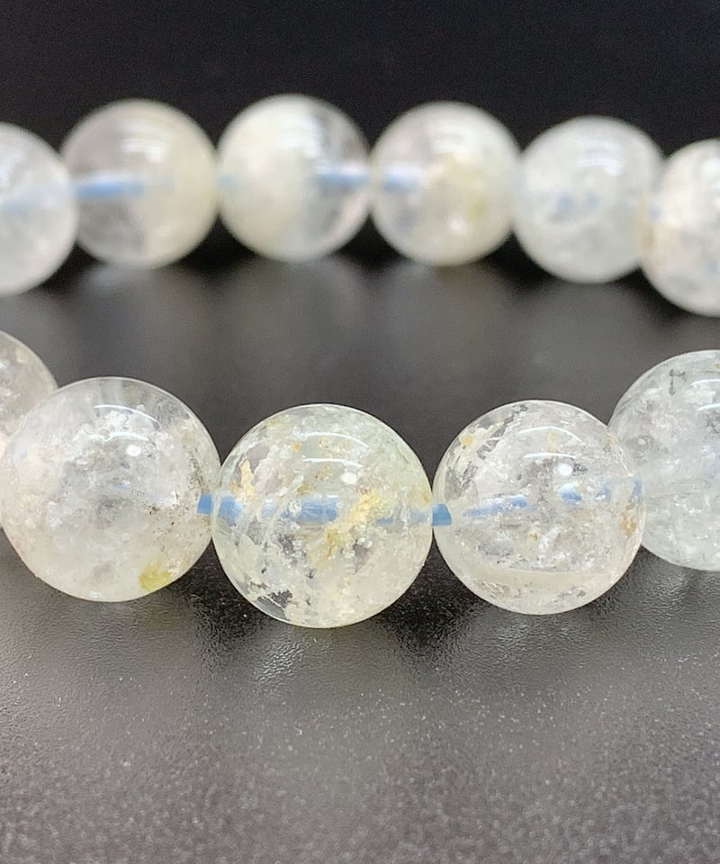 特別価格✨美✨希少✨大天使ラファエルのAAAAA ヒマラヤ 神殿水晶 ✨白雲母✨ 白雲母入り水晶 11.5㎜のブレスレット | うさぎ屋
