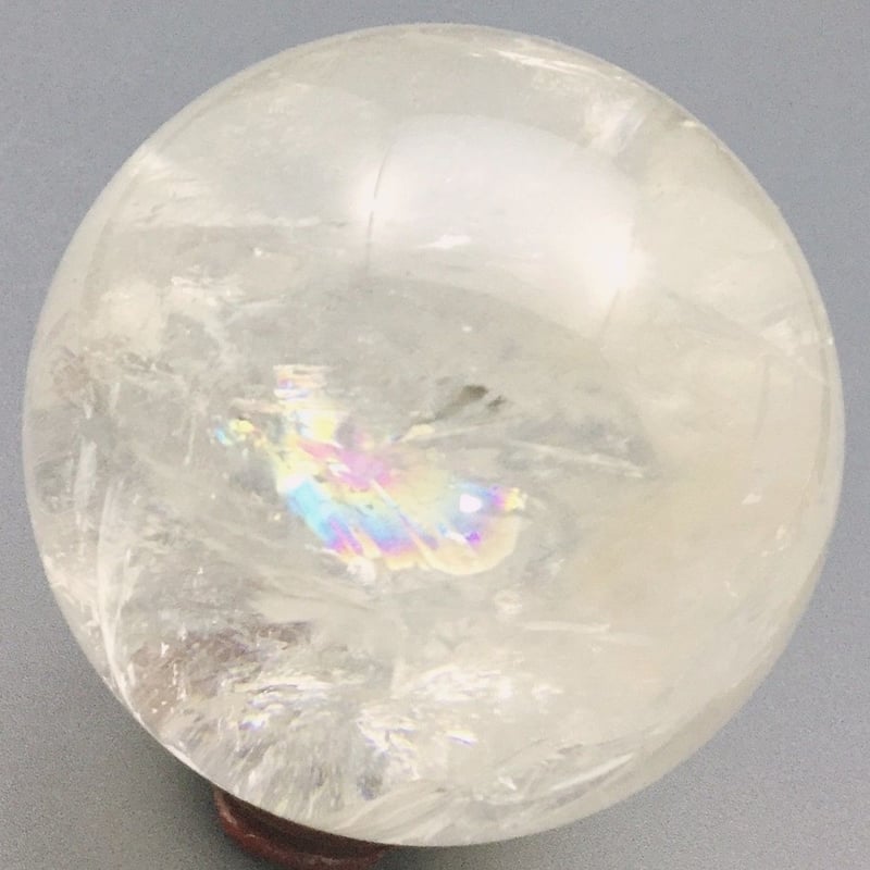 天然水晶(アイリスクォーツ) 丸玉 67㎜ | うさぎ屋 天然水晶(アイリスクォーツ) 丸玉 67㎜ | うさぎ屋