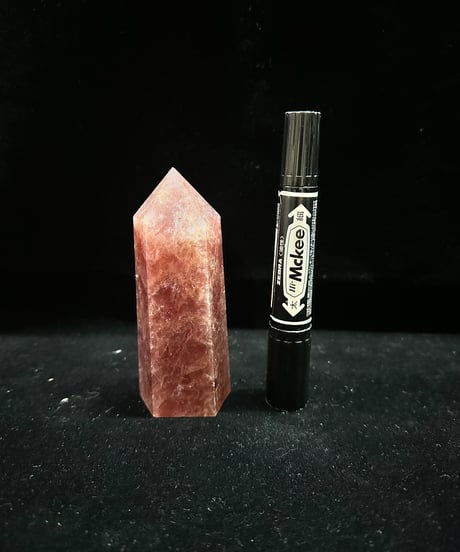 ストロベリークォーツ　ポイント　11.7cm