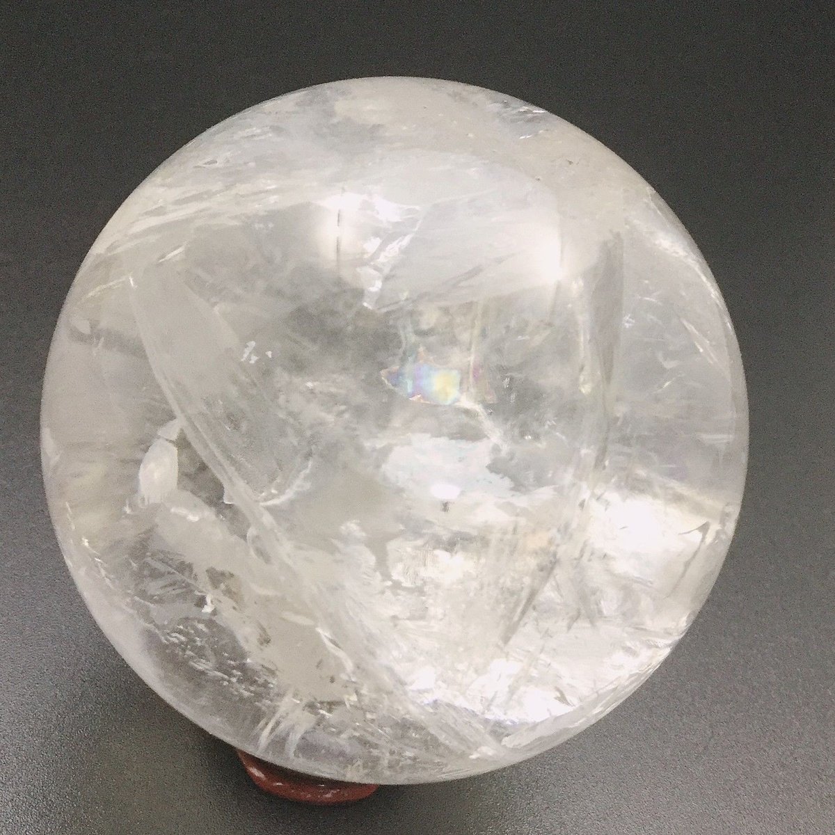天然水晶(アイリスクォーツ) 丸玉 67㎜ | うさぎ屋 天然水晶(アイリスクォーツ) 丸玉 67㎜ | うさぎ屋