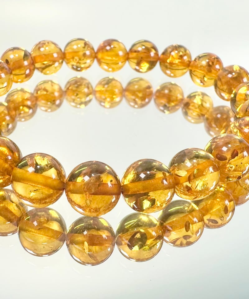ナチュラルアンバー 8.5㎜ のブレスレット | うさぎ屋