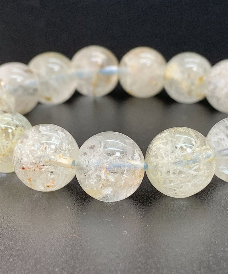 雪霜ルチルクォーツ　13〜13.5ミリ　内径16.8 雪霜ルチルクォーツ13〜13.5ミリ内径16.8