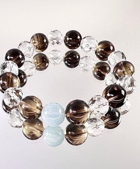 スモーキーファントムシトリン（高品質）　水晶　アクアマリン