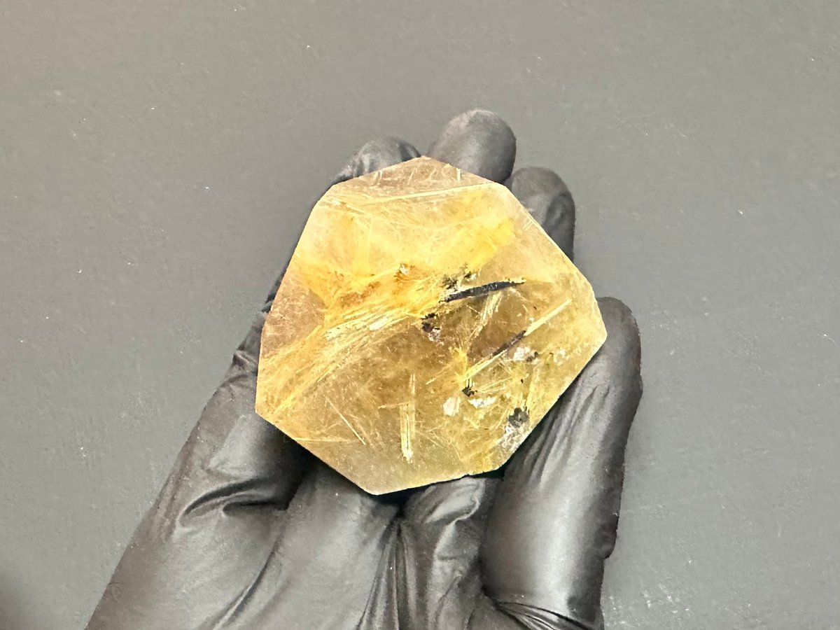 金運、仕事運上昇】ルチルロングイ⭐️ゴールド⭐️ R118