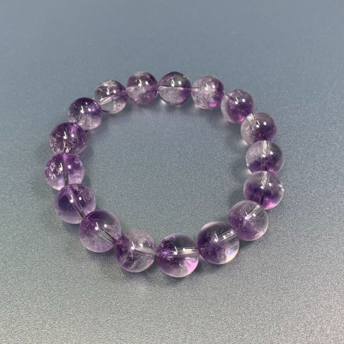 万華鏡✨ パープルファントムアメジスト訳あり特別価格台座付き置物原石