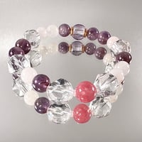 エンジェルフェザーフローライト 12㎜ のブレスレット | うさぎ屋 エンジェルフェザーフローライト 12㎜ のブレスレット | うさぎ屋