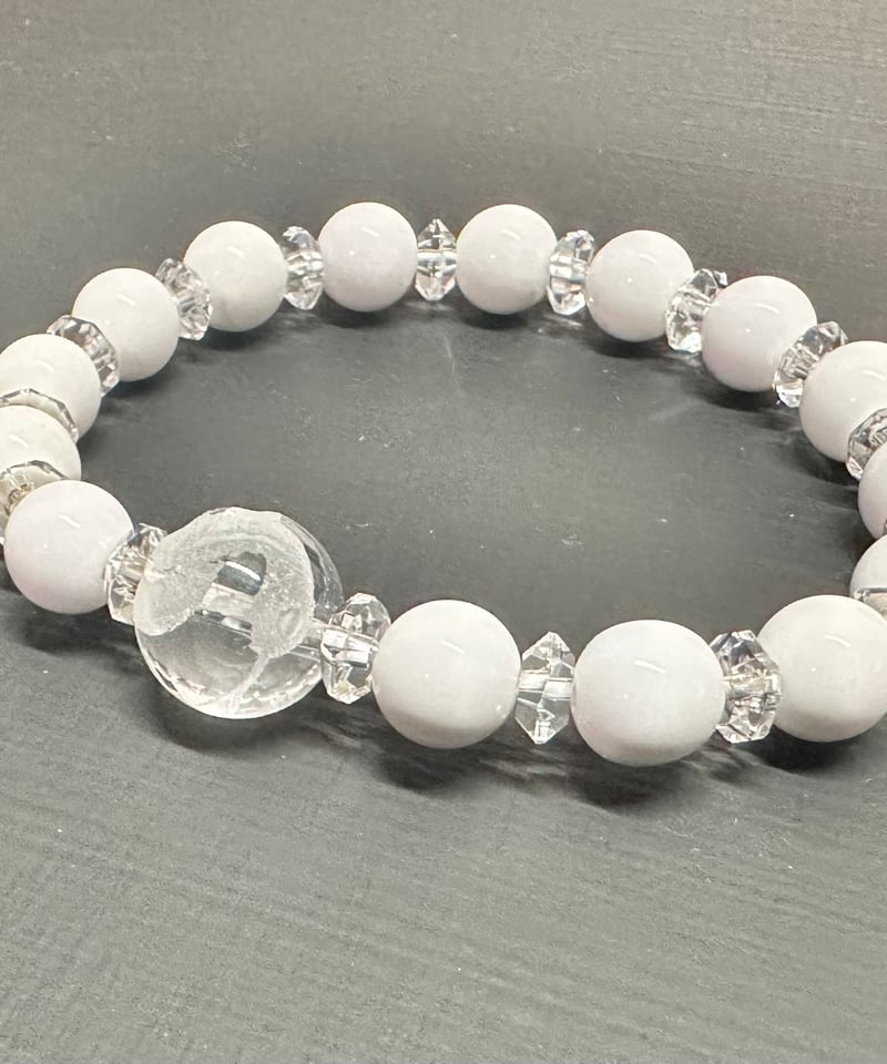 白蛇開運ブレスレット 女性サイズ | うさぎ屋