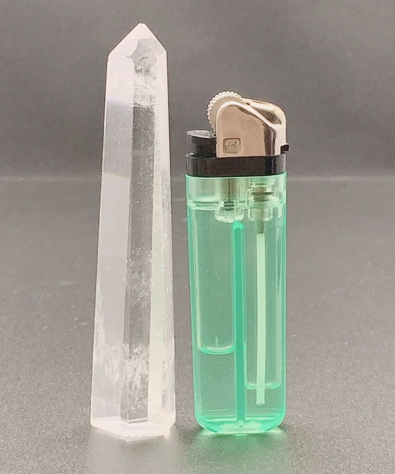 特別出品 一点物 天然水晶ポイント 約100mm 水晶原石 水晶ポイント 100㎜ | うさぎ屋