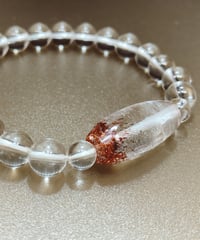 希少なファイヤークォーツと水晶 | うさぎ屋