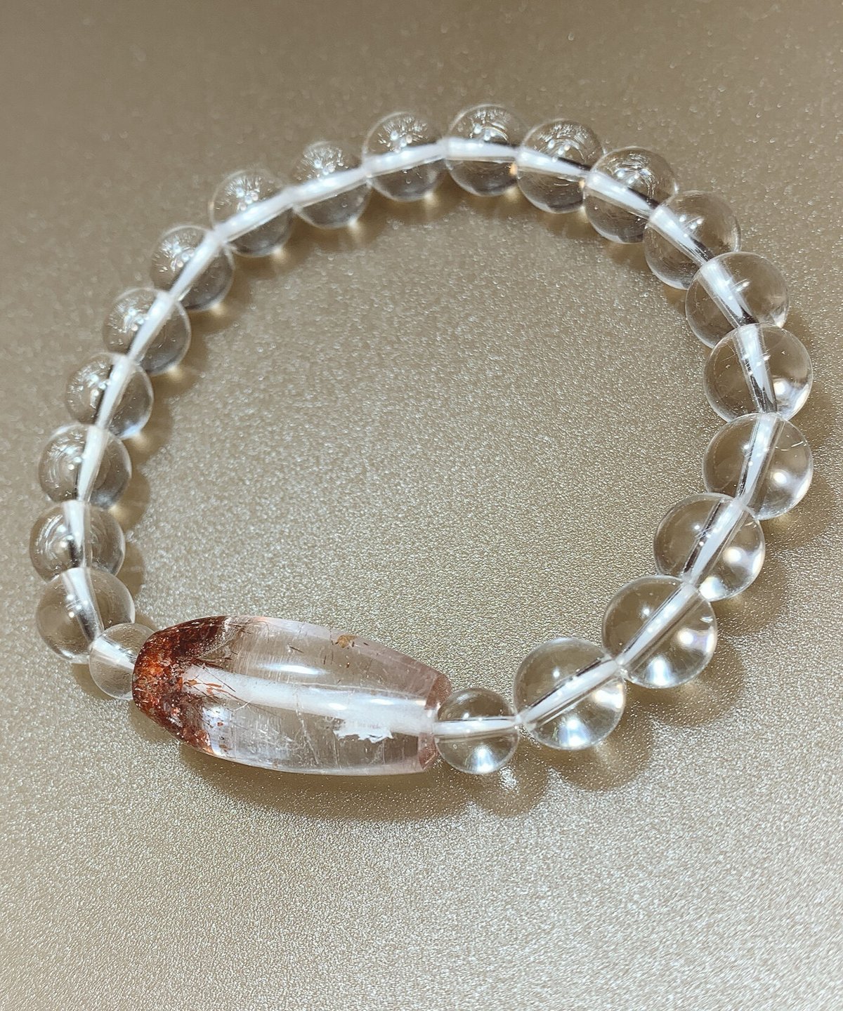 希少なファイヤークォーツと水晶 | うさぎ屋