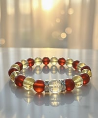 2026年開運ブレスレット 午（うま）年/勢至菩薩（サク）の梵字水晶