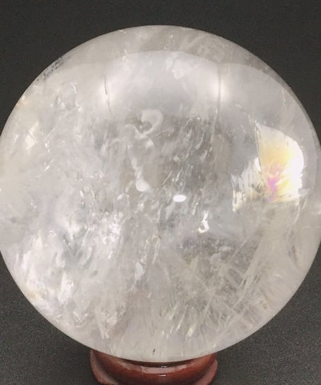 天然水晶（アイリスクォーツ）　丸玉　67㎜