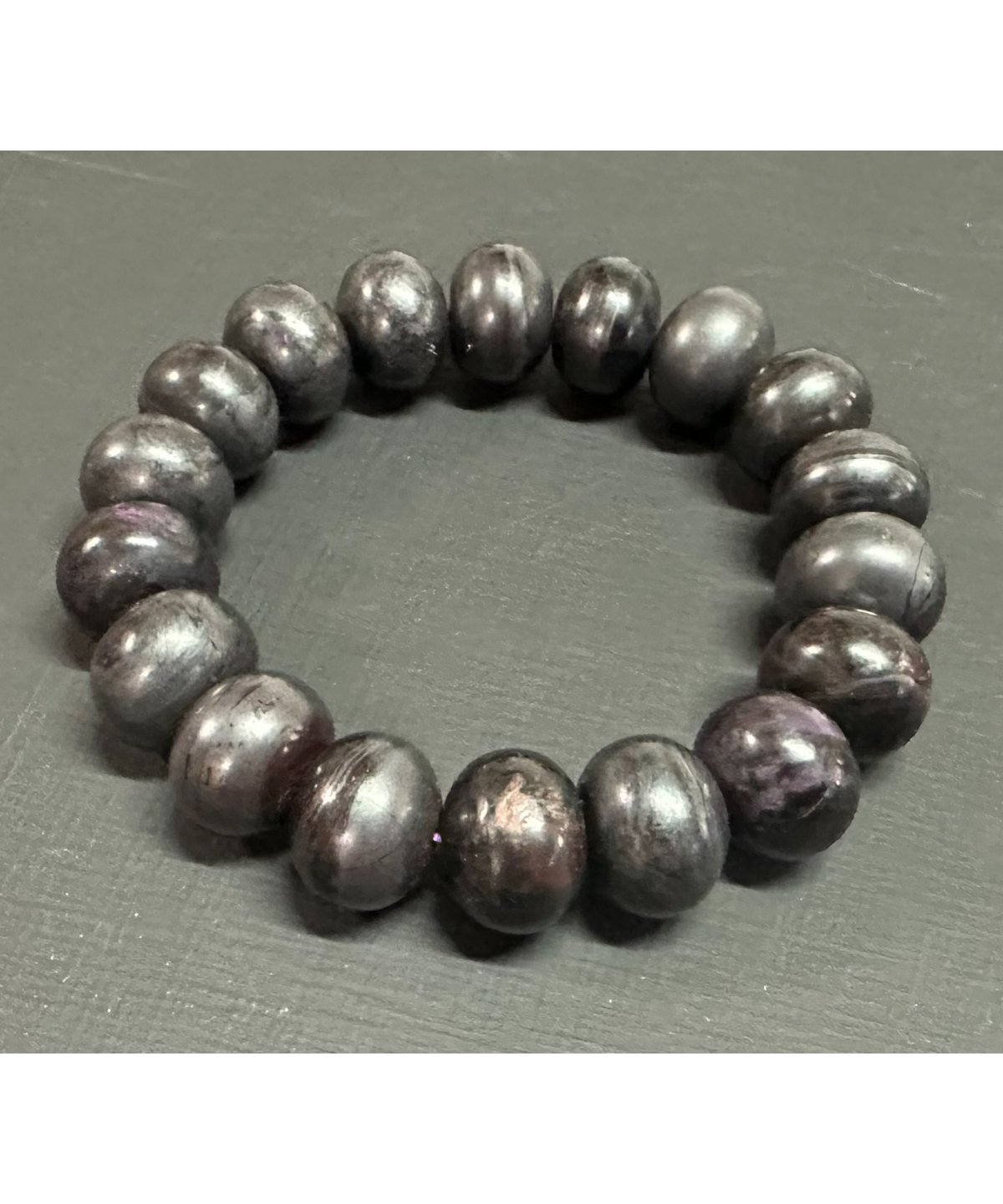 アイアンスギライト 変わり珠ブレスレット | うさぎ屋