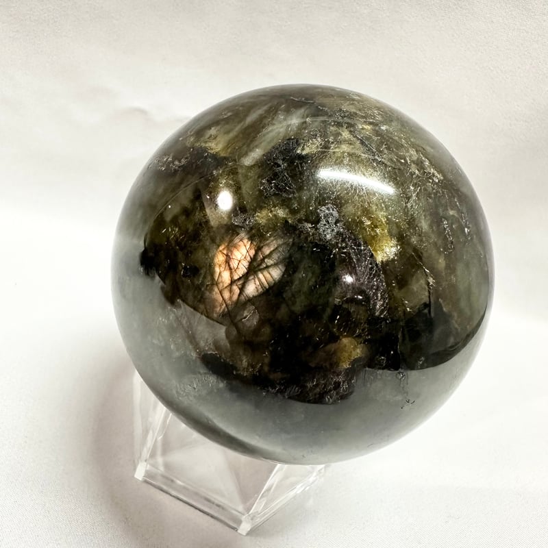 お洒落模様　ラブラドライト　ハート　BIGサイズ　重さ439g お洒落模様 ラブラドライト ハート BIGサイズ 重さ439g 【公式通販】