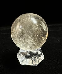 天然水晶　丸玉　39㎜