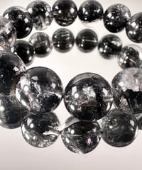 ギベオン天珠パーツ 金運UP！ 最強九眼天珠と宇宙からのギベオン隕石とゴールドルチルの