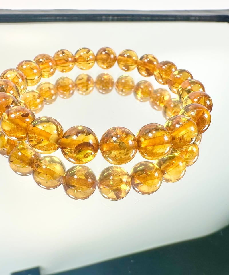 ナチュラルアンバー 8.5㎜ のブレスレット | うさぎ屋