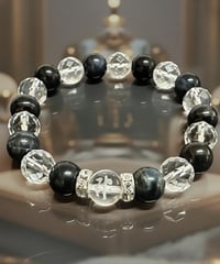 2026年開運ブレスレット 午（うま）年/勢至菩薩（サク）の梵字水晶