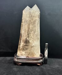 ライトニングクリスタル（雷水晶）ダブルポイント　六角柱