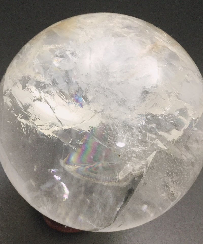 天然水晶（アイリスクォーツ） 丸玉 67㎜ | うさぎ屋