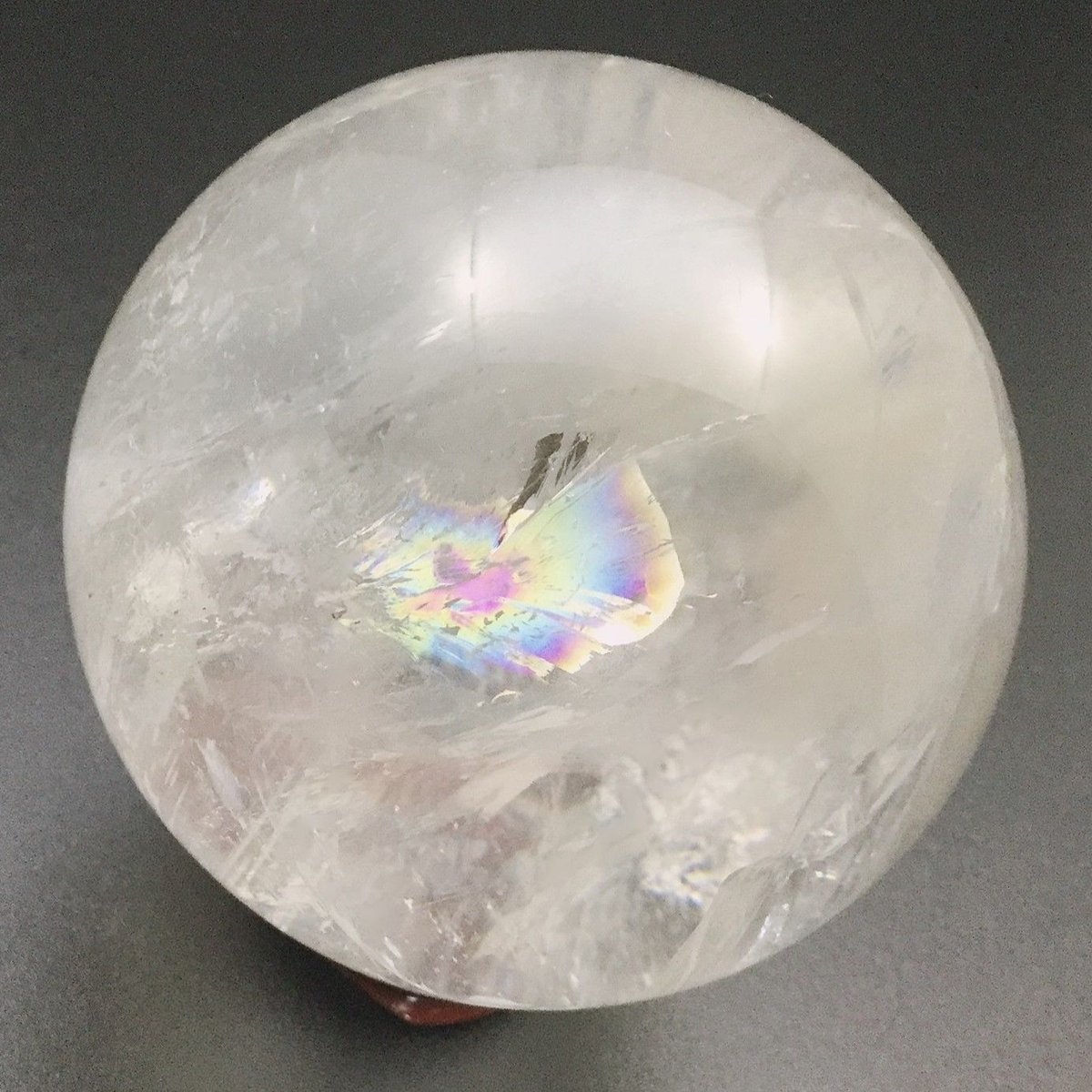 天然水晶(アイリスクォーツ) 丸玉 67㎜ | うさぎ屋 天然水晶(アイリスクォーツ) 丸玉 67㎜ | うさぎ屋