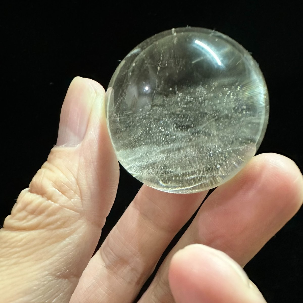 驚きの値段 丸玉 天然水晶 39㎜ うさぎ屋 | 置物
