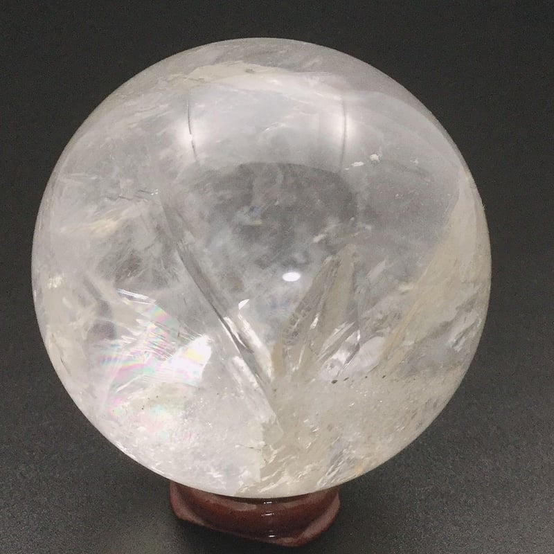 天然水晶(アイリスクォーツ) 丸玉 67㎜ | うさぎ屋 天然水晶(アイリスクォーツ) 丸玉 67㎜ | うさぎ屋