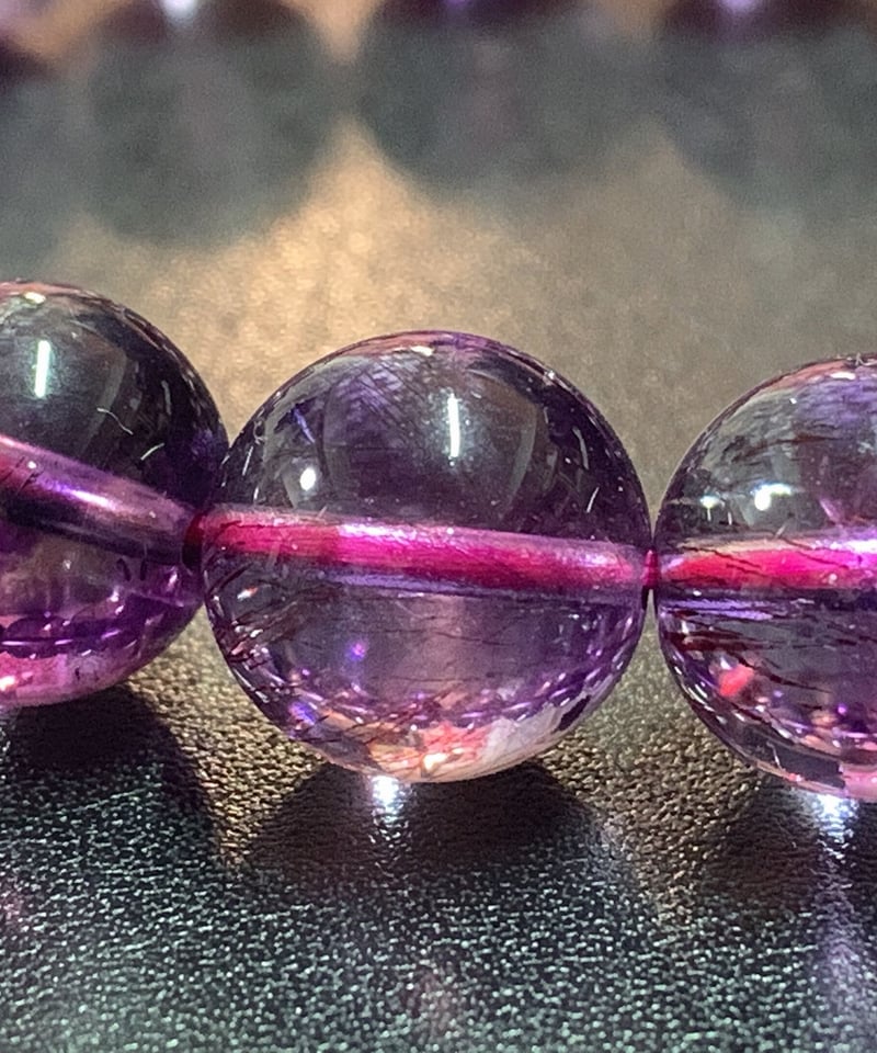 やよい様 アメジストアゲート蝶々♡♡特大サイズNo.1177 大・大・大開運！ゲーサイトインアメジスト 11.5㎜～12㎜ | うさぎ屋