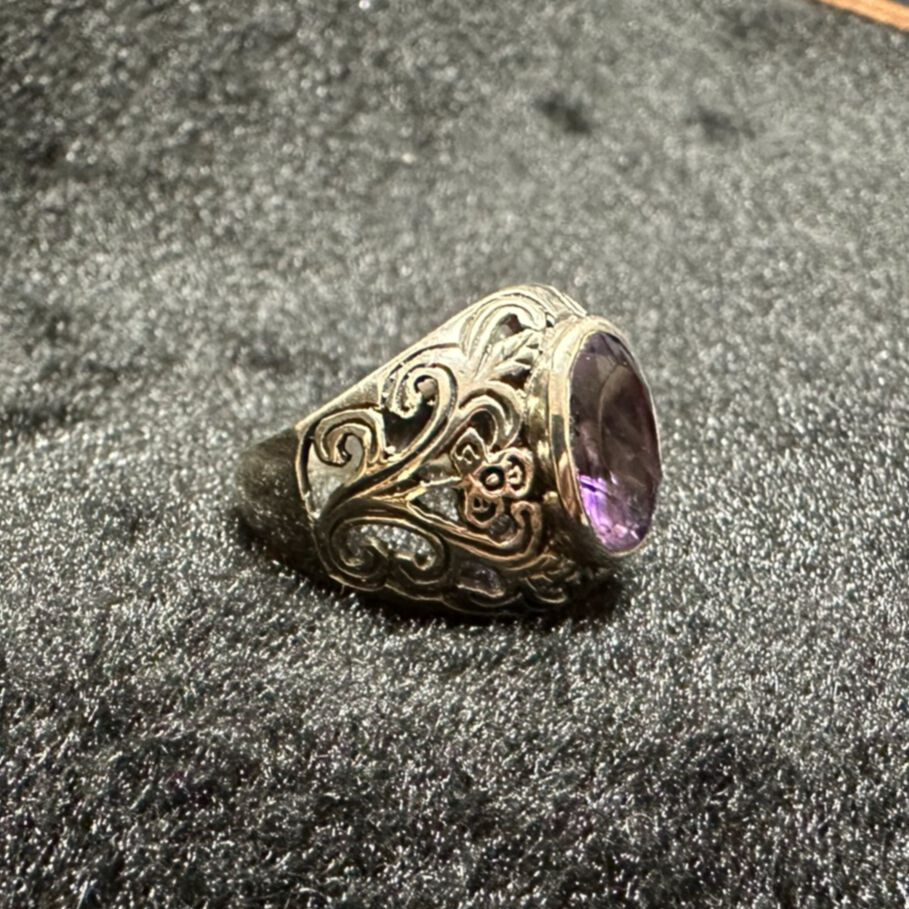 アメジストシルバーリング（18号） | うさぎ屋