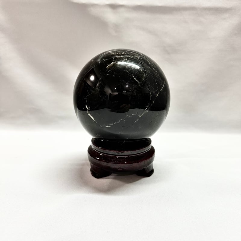 特大邪気払い✨】10.6Kgモリオン 純天然 黒水晶 丸玉 200mm