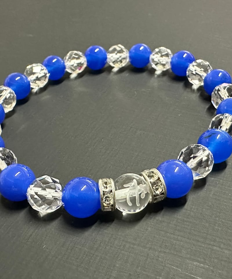 2026年開運ブレスレット 午（うま）年/勢至菩薩（サク）の梵字水晶