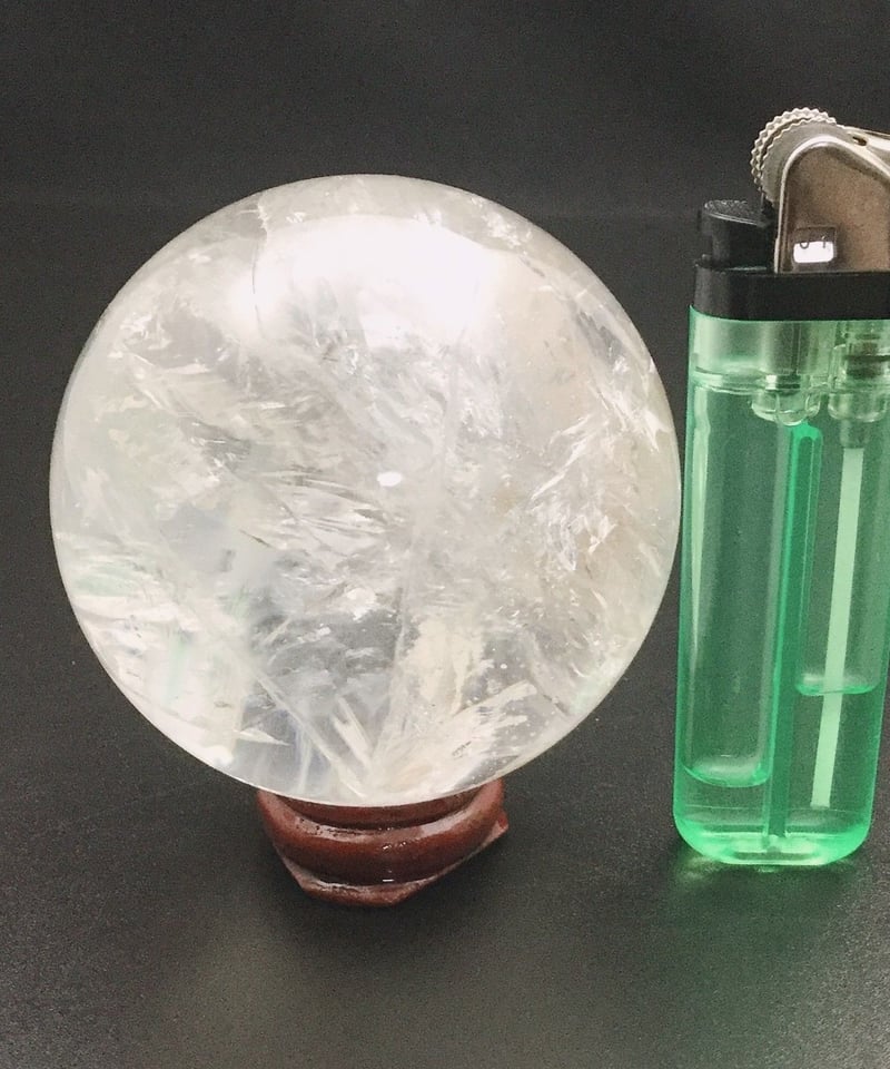 天然水晶（アイリスクォーツ） 丸玉 67㎜ | うさぎ屋