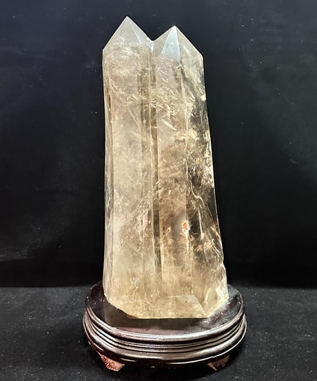 ライトニングクリスタル（雷水晶）ダブルポイント　六角柱