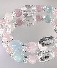 クンツァイト・アクアマリン・ムーンストーン・水晶