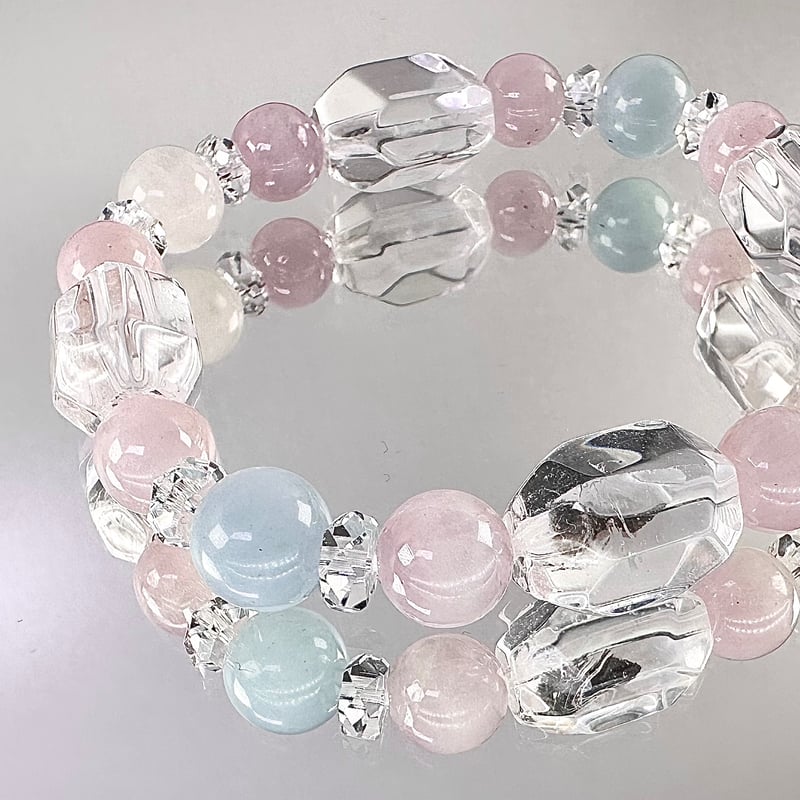 クンツァイト・アクアマリン・ムーンストーン・水晶 | うさぎ屋 クンツァイト・アクアマリン・ムーンストーン・水晶 | うさぎ屋