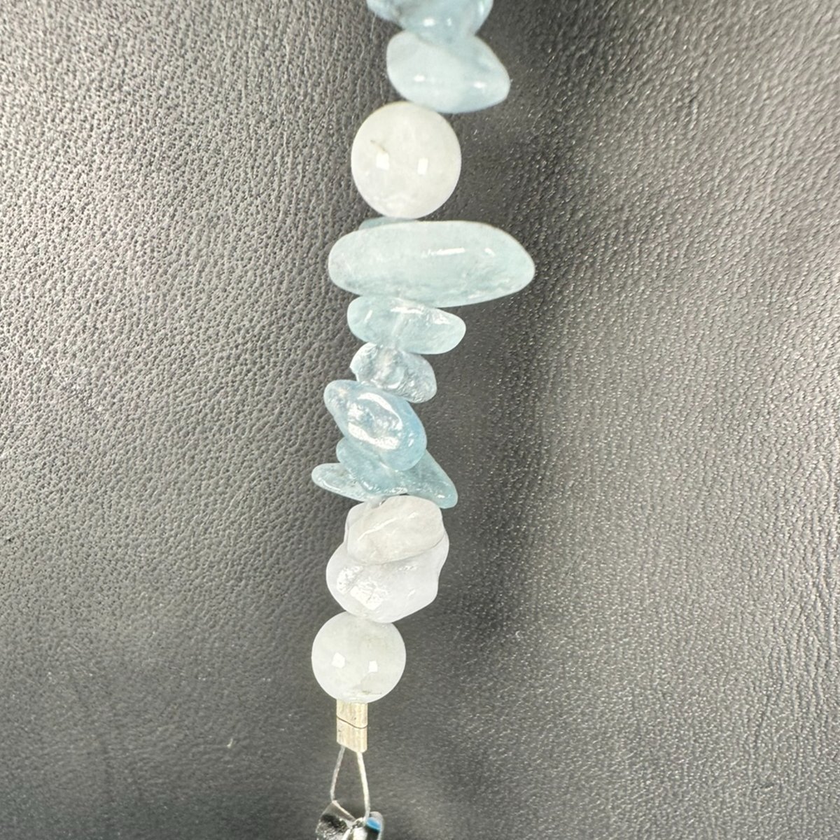 フラーレンカット天然水晶 アクアマリンさざれ サンキャッチャー