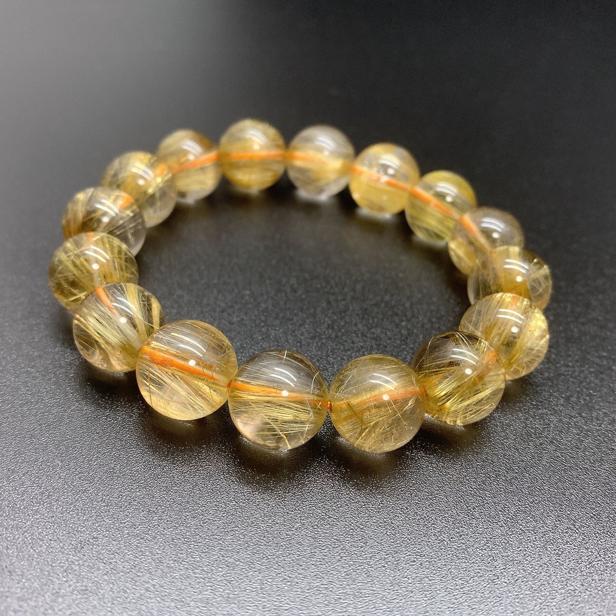 【金運、仕事運上昇】⭐️タイチンルチルロングイ⭐️貫通穴ありゴールド⭐️96 正財運を高めるゴールデンロングイ!!】タイチンルチルクォーツ