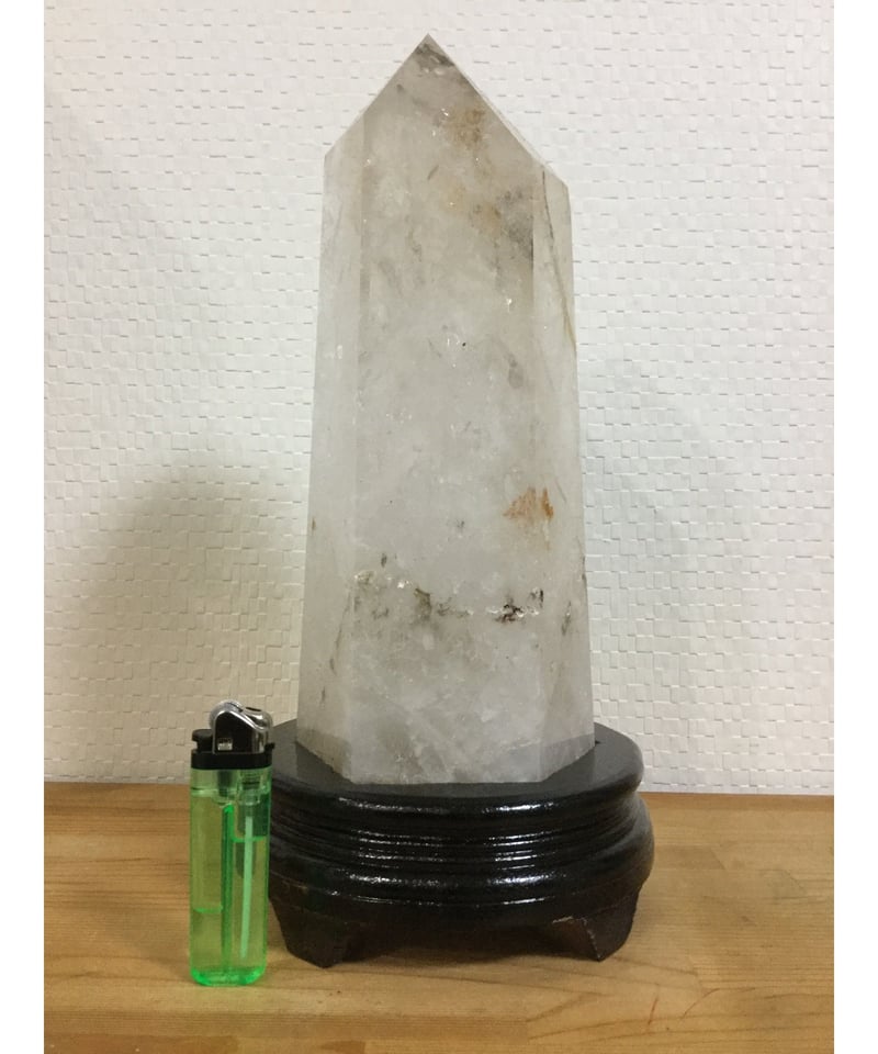 虹入りヒマラヤ水晶 4.7kg 六角柱 | うさぎ屋