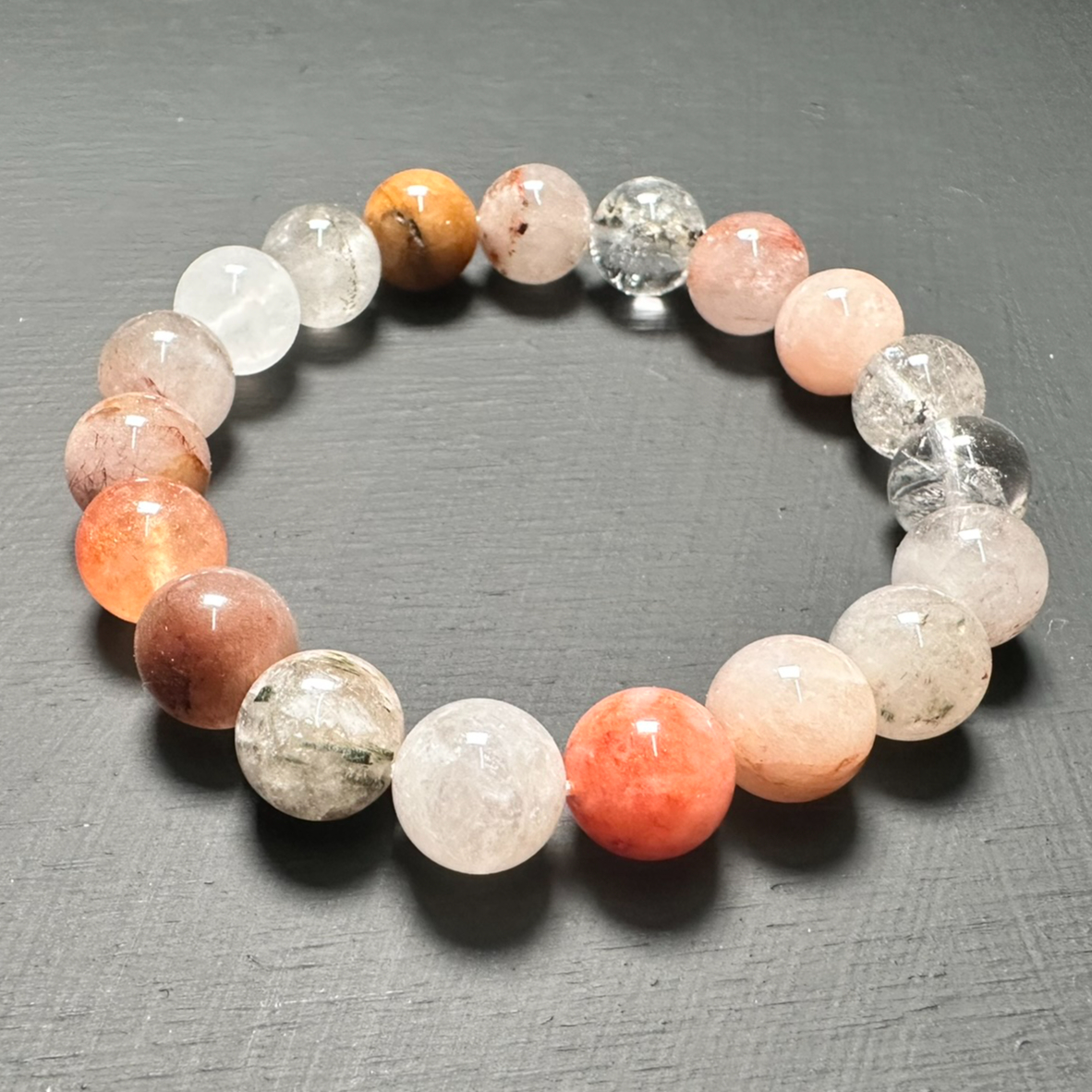 最終セール！ミックスルチル約13mmブレスレット！！ ミックスルチル ブレスレット | うさぎ屋