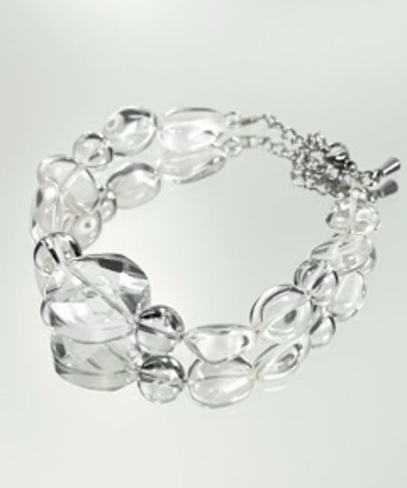 天然水晶 タンブル ブレスレット | うさぎ屋