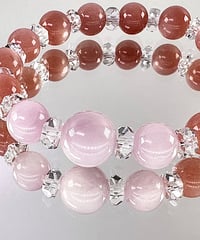 天然 桜メノウバングル 59mm 天然 桜メノウバングル 59mm 桜瑪瑙