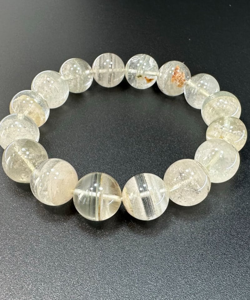 千層ホワイトガーデンクォーツ 14.5㍉ | うさぎ屋