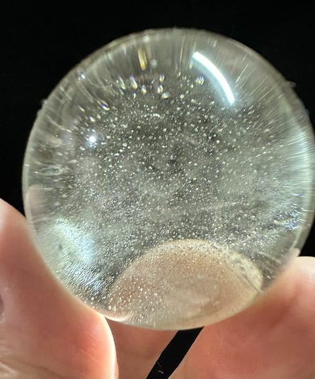 天然水晶　丸玉　39㎜