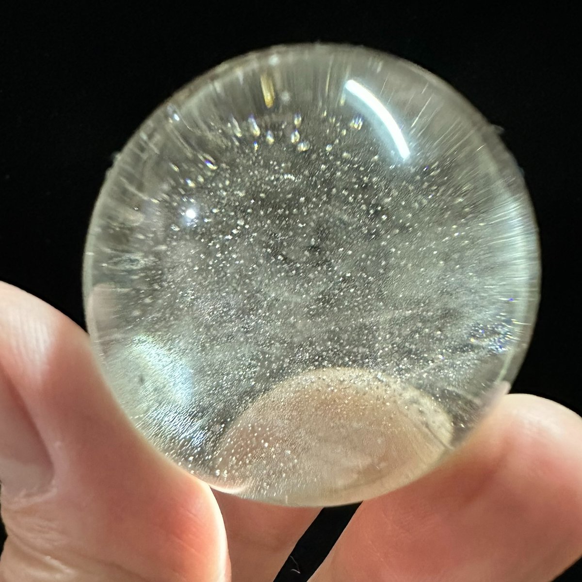 天然水晶 丸玉 39㎜ | うさぎ屋