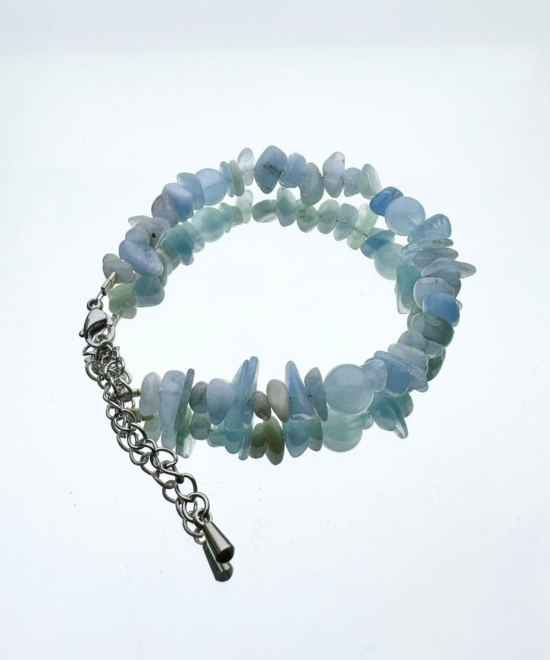 アクアマリンうさぎちゃんブレスレットセット アクアマリンうさぎちゃんブレスレットセット アクアマリン