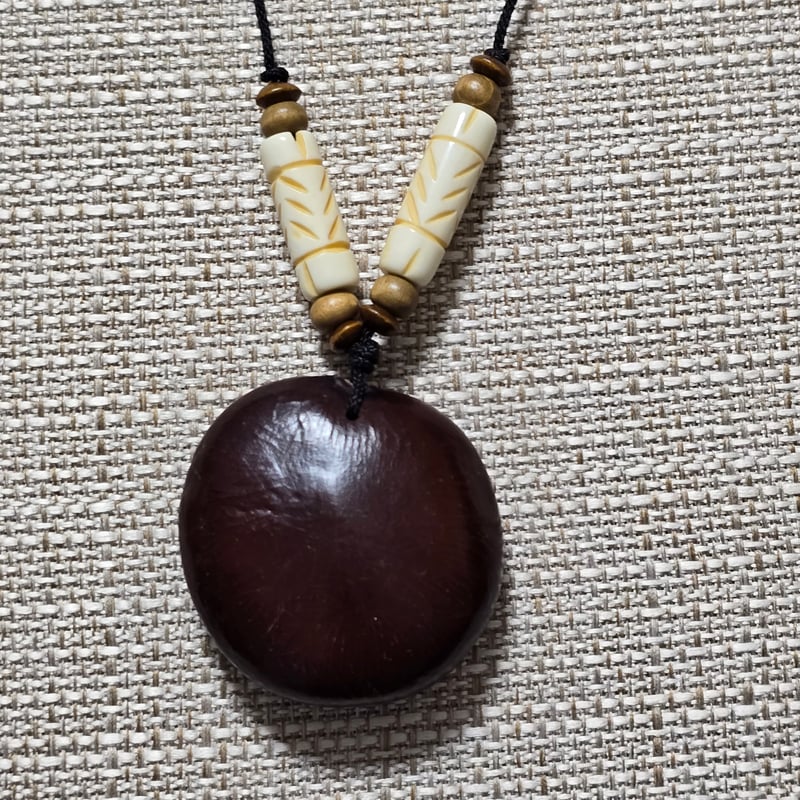 送料無料】 ズールーラブビーン モダマ 豆 ミニネックレス 606